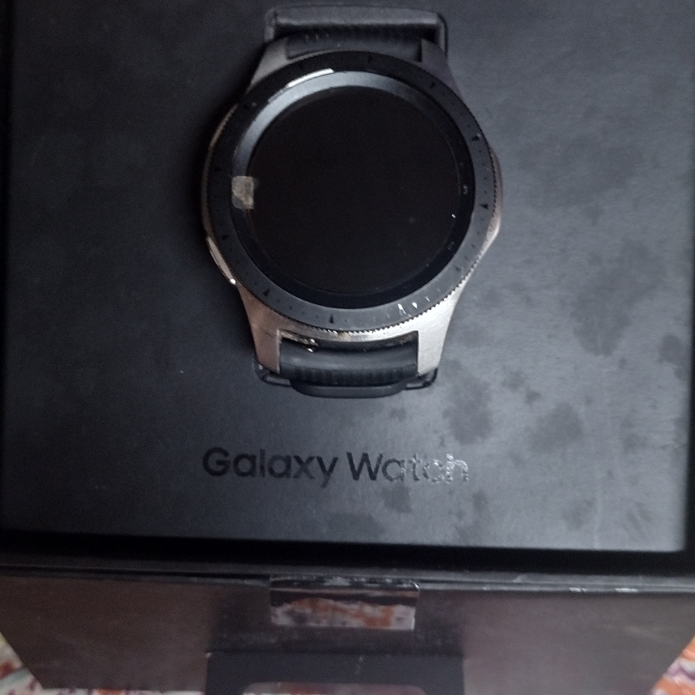 Samsung Galaxy Watch in Black and Silver